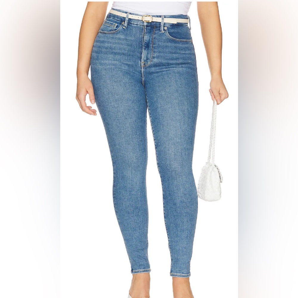 Good American Women's Light Blue Skinny Jeans